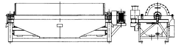 鐵礦石磁選機結(jié)構(gòu)簡圖