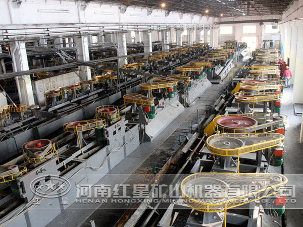 鉛、鋅多金屬礦選礦現(xiàn)場(chǎng)