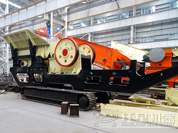 紅星機(jī)器顎式移動破碎站價格 紅星機(jī)器顎式移動破碎站價格