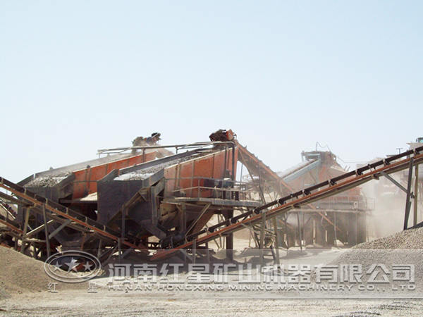 制砂生產線現(xiàn)場