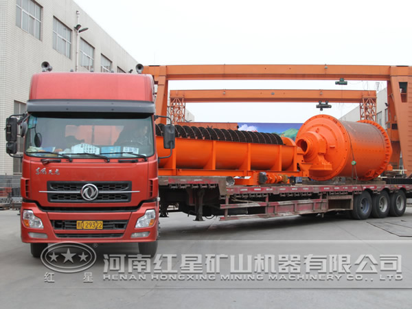 礦用分級(jí)機(jī)發(fā)貨現(xiàn)場(chǎng)
