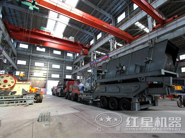 紅星機(jī)器車載移動(dòng)式制砂機(jī) 紅星機(jī)器車載移動(dòng)式制砂機(jī)