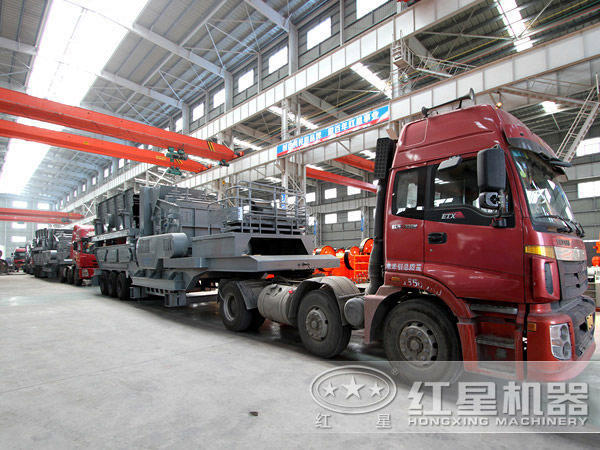 移動式河卵石制砂機(jī)