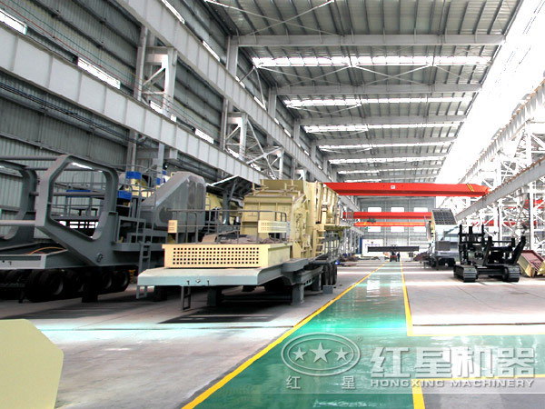 紅星機(jī)器移動式河卵石制砂機(jī)廠家