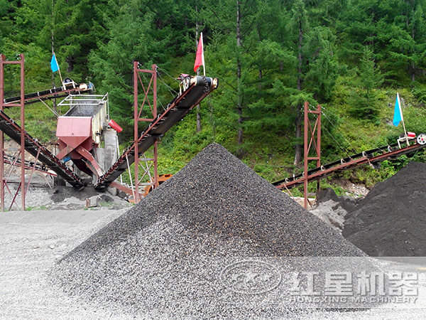 HVI沖擊式制砂、整形機(jī)加工出的石料