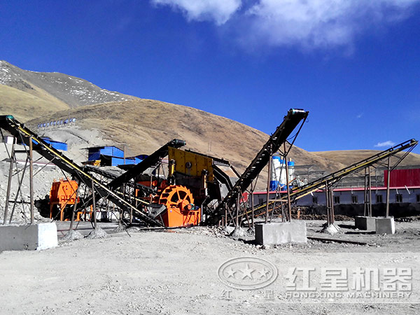 洗砂機(jī)用戶生產(chǎn)現(xiàn)場 洗砂機(jī)用戶生產(chǎn)現(xiàn)場