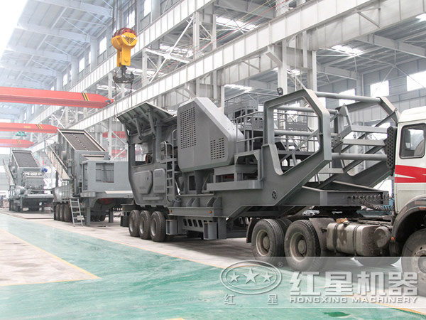 不同規(guī)格型號(hào)的移動(dòng)破碎車