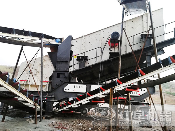 移動破碎站生產(chǎn)線 移動破碎站生產(chǎn)線