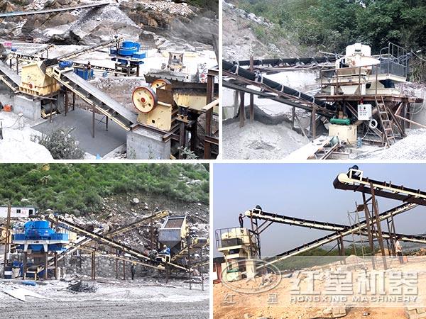 環(huán)保型制砂機(jī)作業(yè)在湖南、山東等地