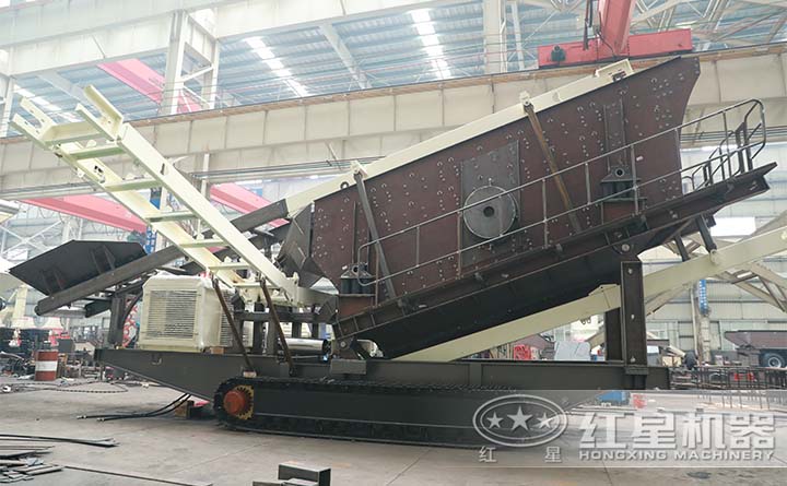 移動篩分機生產(chǎn)車間 移動篩分機生產(chǎn)車間