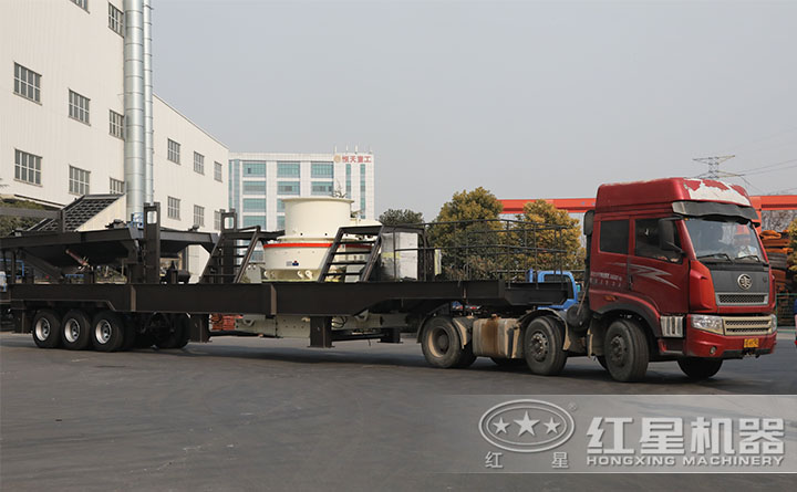 移動(dòng)制砂機(jī)發(fā)貨現(xiàn)場(chǎng)