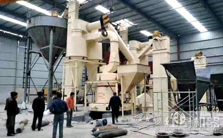 磨粉安裝、調(diào)試現(xiàn)場