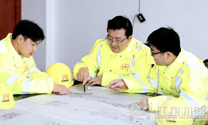 研發(fā)團(tuán)隊(duì)，對(duì)設(shè)備進(jìn)行設(shè)計(jì)、改進(jìn)