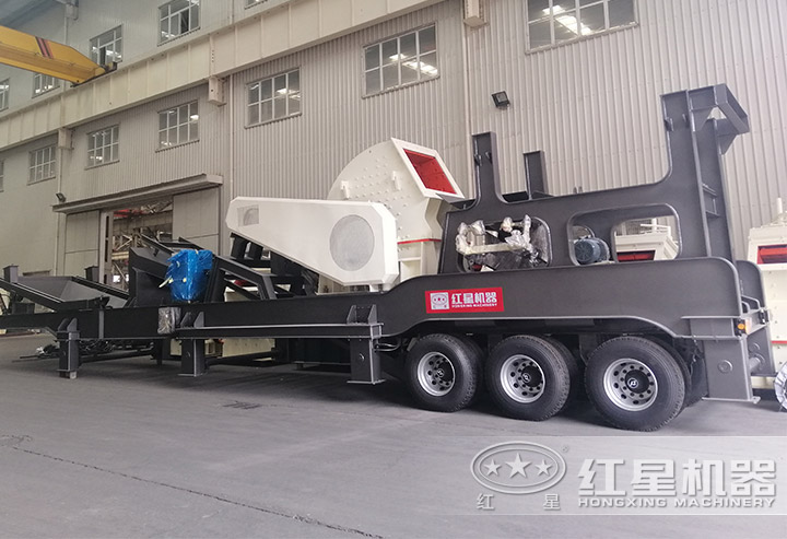輪胎可移動碎石機(jī)