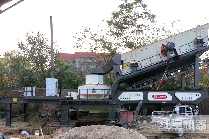 移動制沙現(xiàn)場