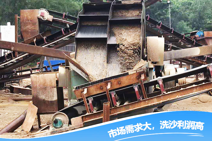 砂石需求量大，洗沙廠洗沙利潤高
