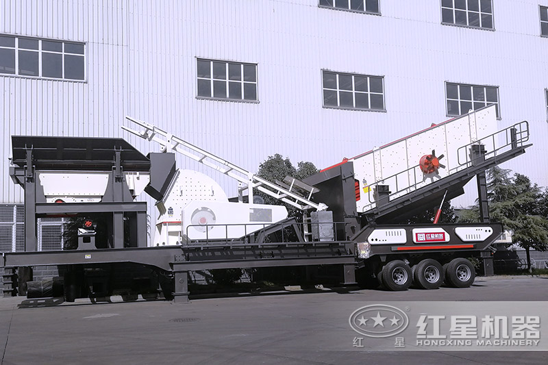 移動式鵝卵石破碎制砂機(jī)