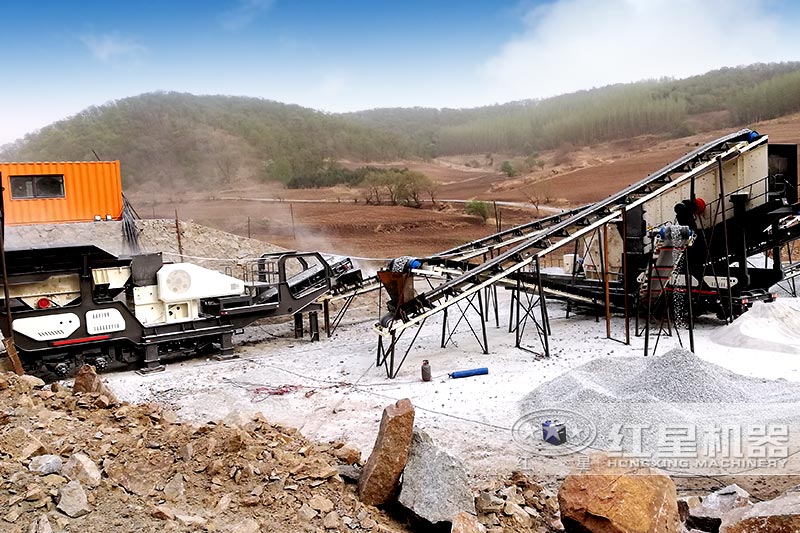 移動(dòng)碎沙機(jī)客戶現(xiàn)場(chǎng)實(shí)拍圖 移動(dòng)碎沙機(jī)客戶現(xiàn)場(chǎng)實(shí)拍圖