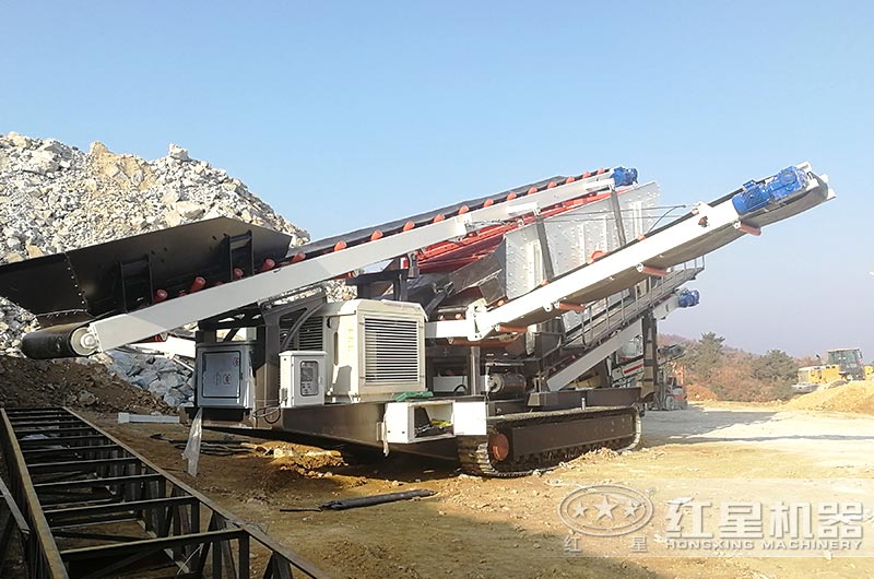 履帶式移動(dòng)破碎站 履帶式移動(dòng)破碎站