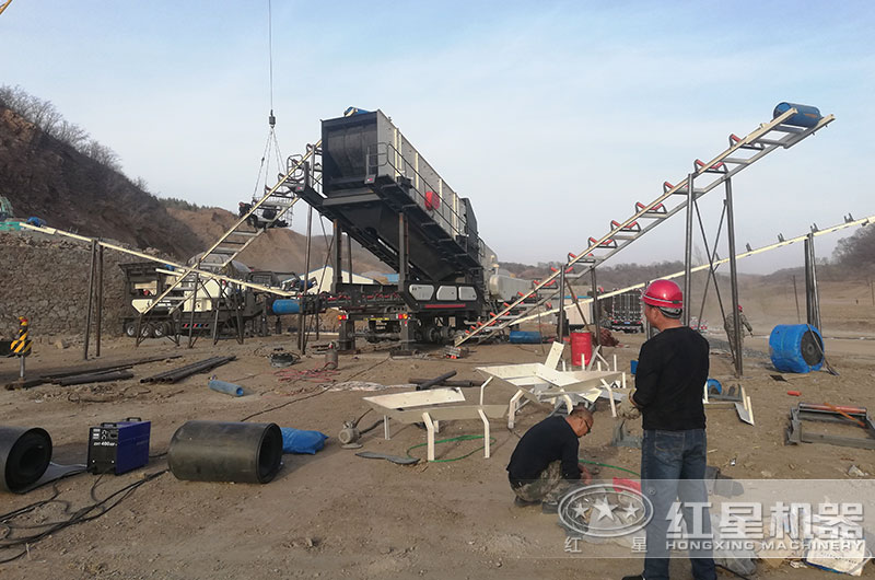 建筑垃圾處理生產(chǎn)現(xiàn)場(chǎng) 建筑垃圾處理生產(chǎn)現(xiàn)場(chǎng)